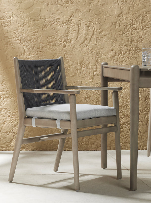 Kirk Outdoor Dining Arm Chair