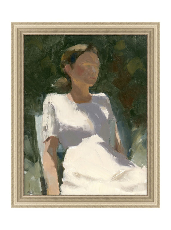 Lady in Garden 2 - HJART0106 - 20x25