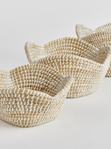 Lotus Baskets | Set of 3 - HJDRP0033 - OS