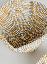 Lotus Baskets | Set of 3 - HJDRP0033 - OS