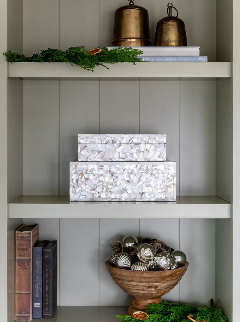 Mother of Pearl Boxes | Set of 2 - HJDCR0351 - OS