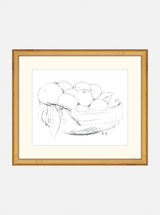 Oranges Sketch - HJART0264 - OAK - 12x14