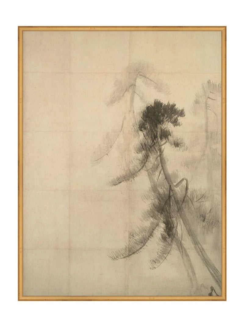 Pine Trees III - HJART0232 - GLD - 30X40