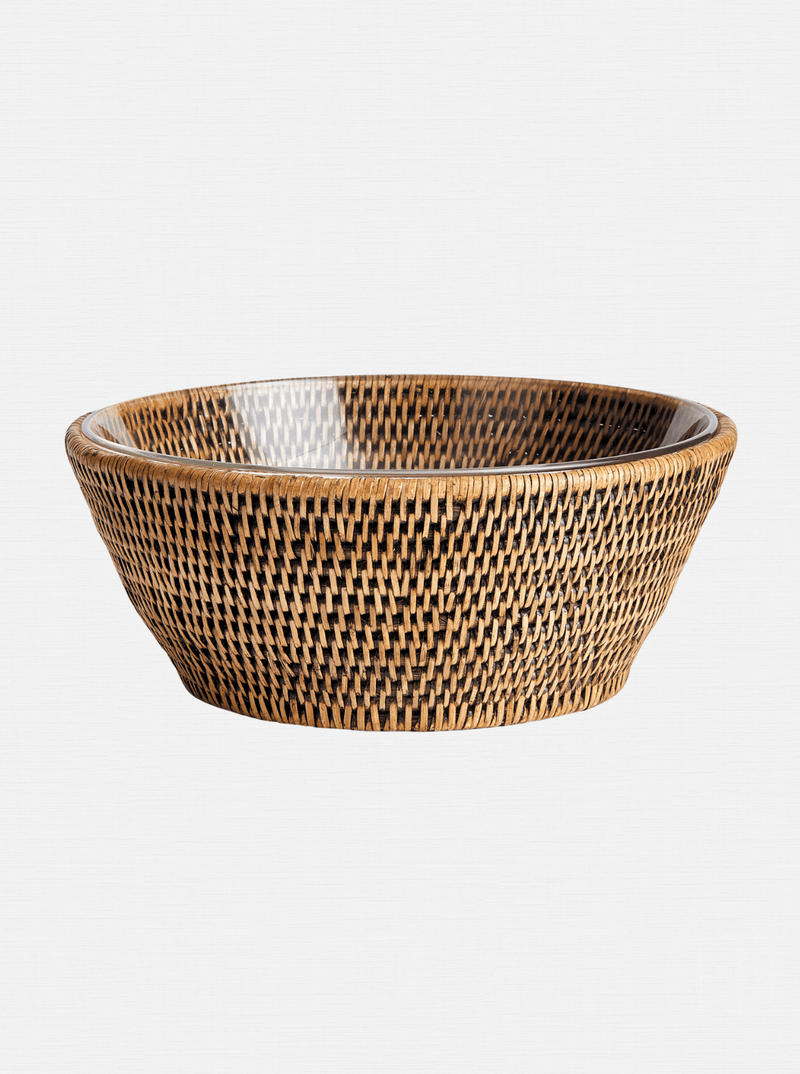 Polly Rattan Serving Bowl - HJDRP0005 - BRW