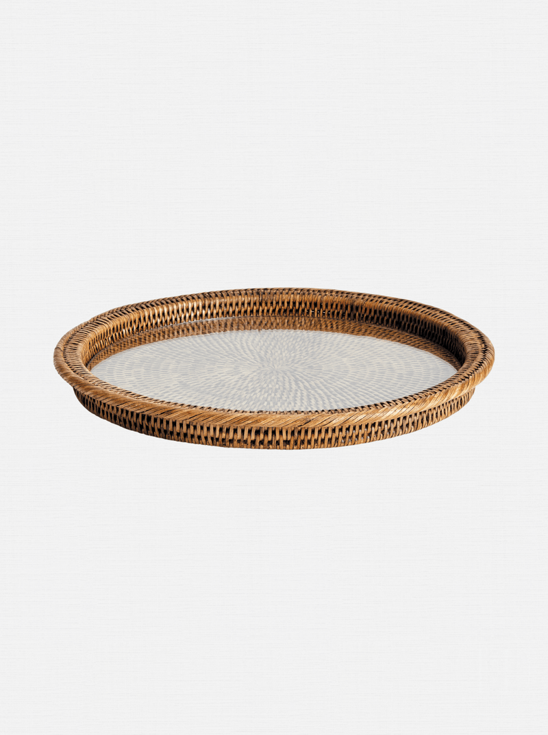 Polly Rattan Serving Platter - HJDRP0006 - BRW