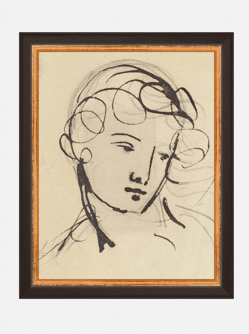 Ponder Sketch - HJART0043 - BLK - 8x10