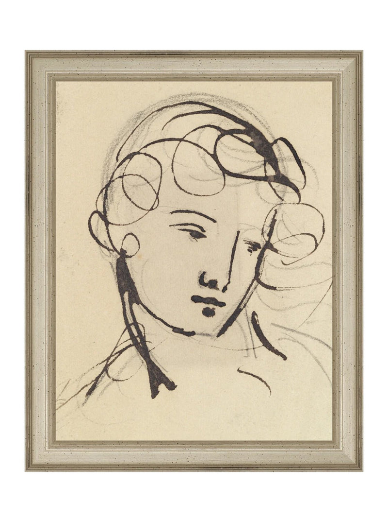 Ponder Sketch - HJART0043 - SIL - 8x10