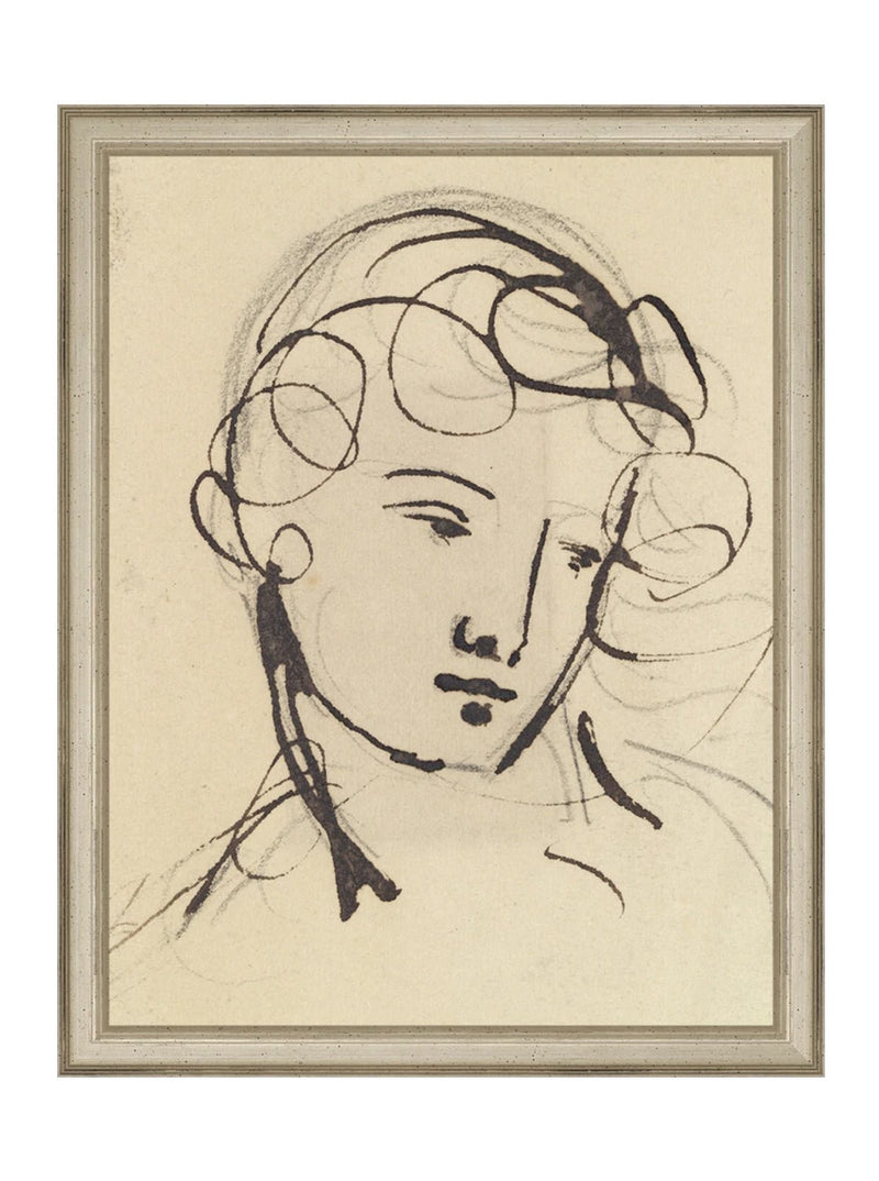 Ponder Sketch - HJART0043 - SIL - 11x14