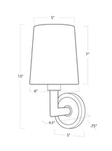 Preston Single Sconce - HJLHT0286 - BRS