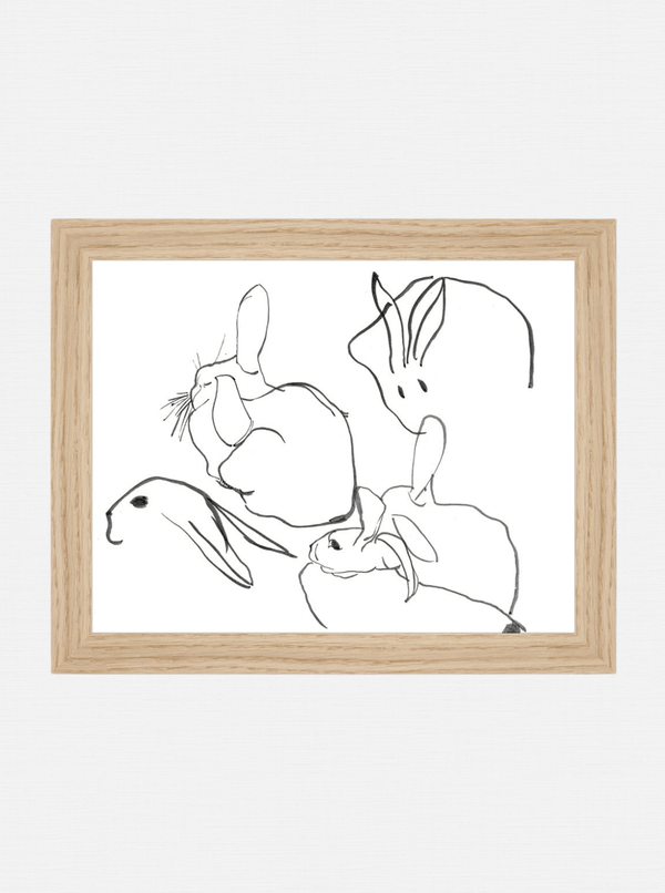 Rabbit Study - HJART0122 - OAK - 8x10