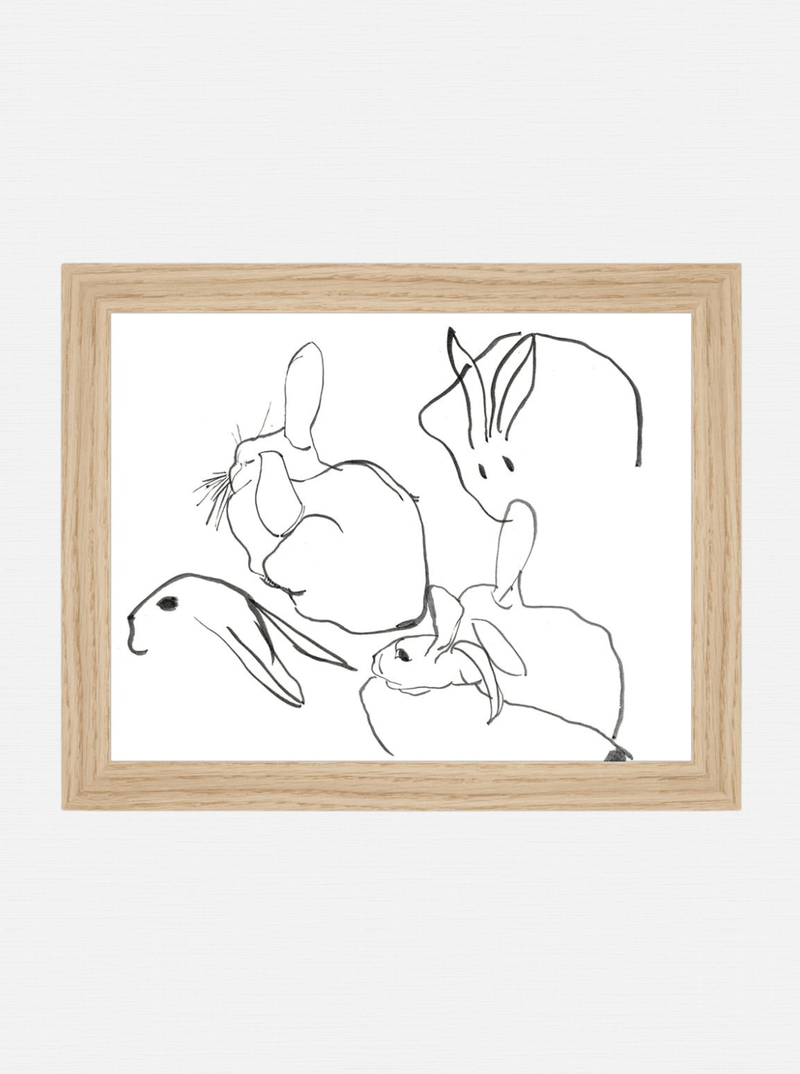 Rabbit Study - HJART0122 - OAK - 8x10