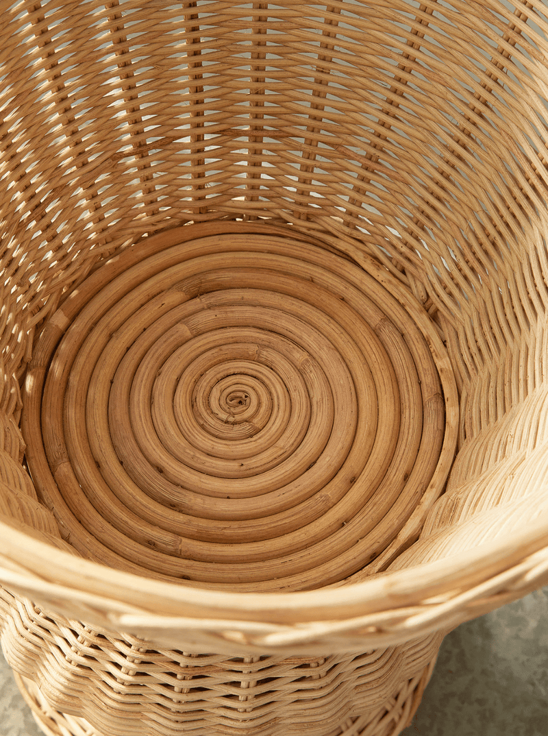 Rattan Footed Urn - HJDRP0034 - OS