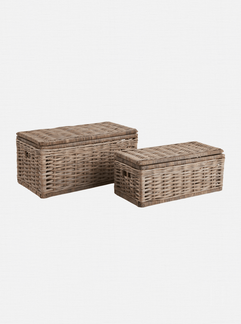 Rattan Storage Trunks | Set of 2 - HJDRP0029 - OS