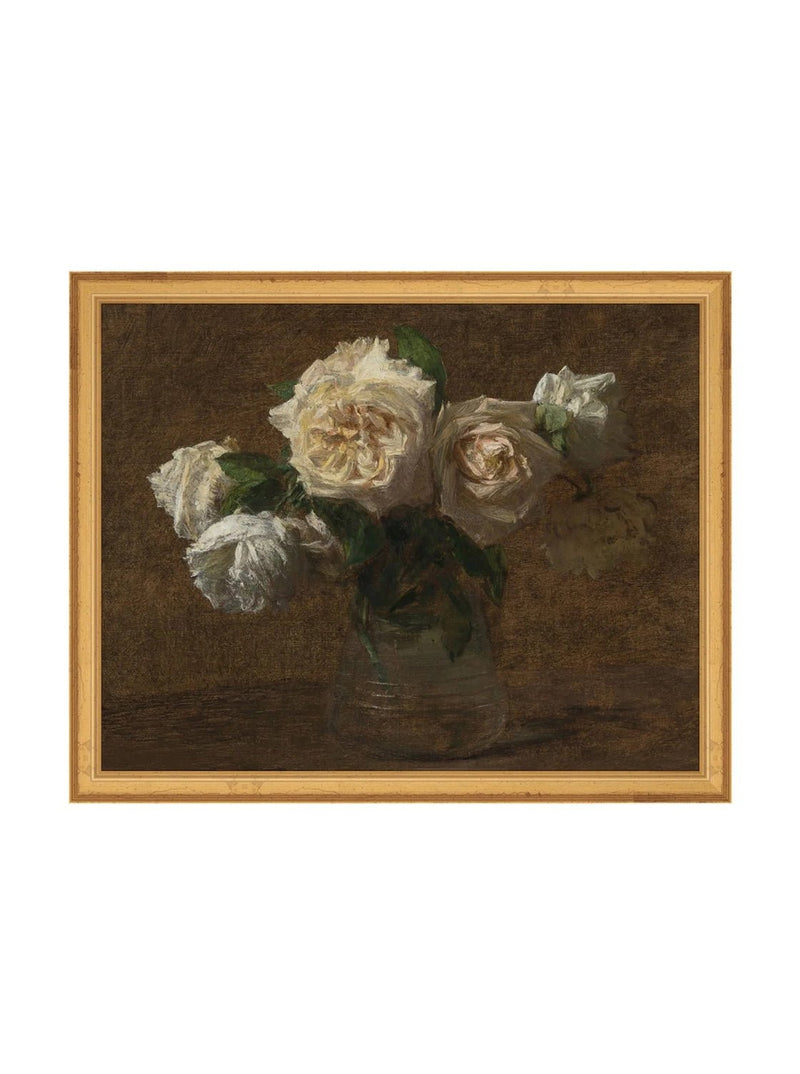 Roses in Bloom - HJART0273 - GLD - 11x14