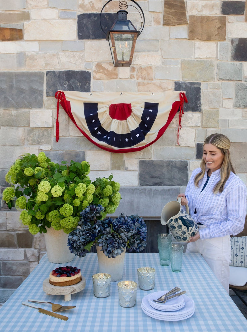 Ruffled Gingham Tablecloth - HJKIT00123 - 90