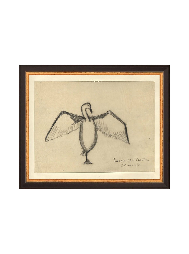 Sea Raven Sketch - HJART0191 - BGD - 8x10