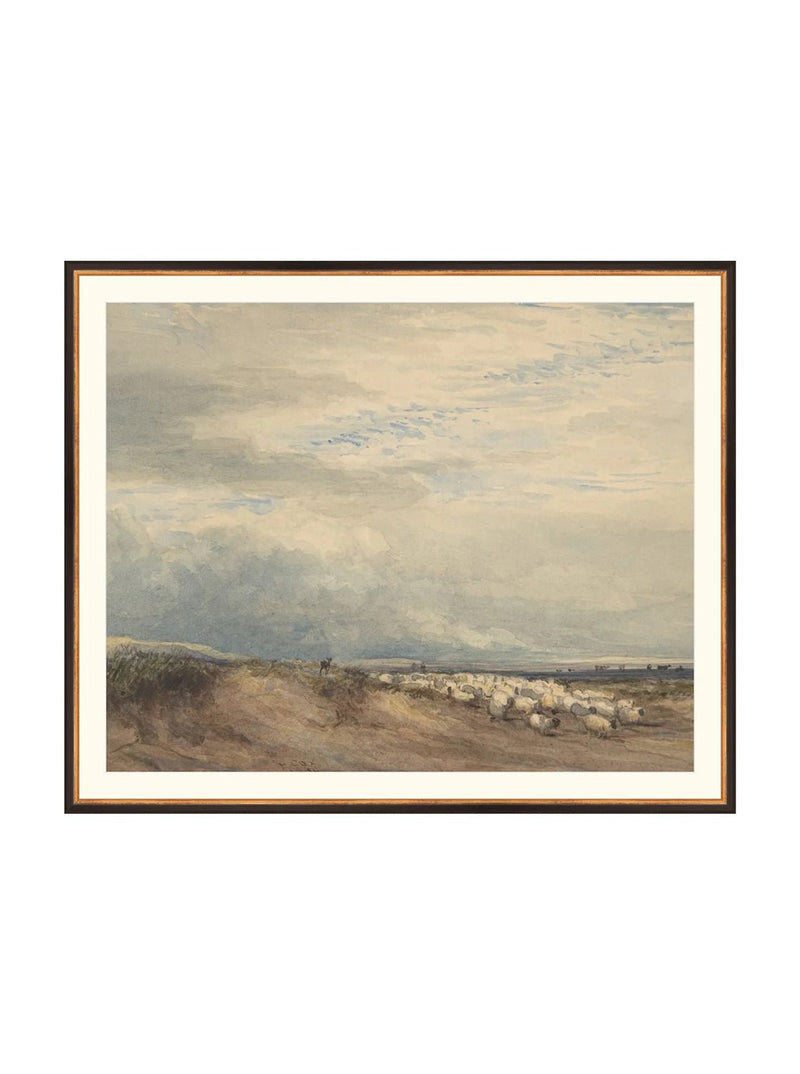 Sheep Herd - HJART0275 - BDG - 28x34