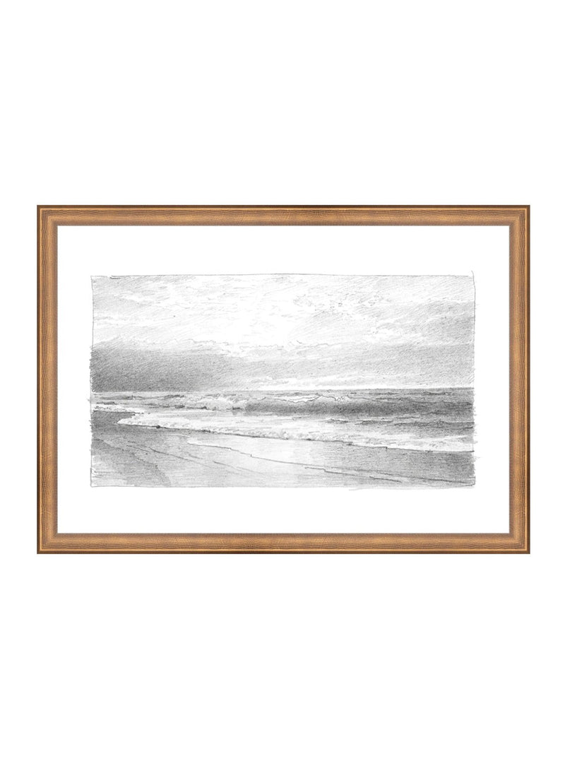 Shoreline Sketch - HJART0132 - BRZ - 14x20