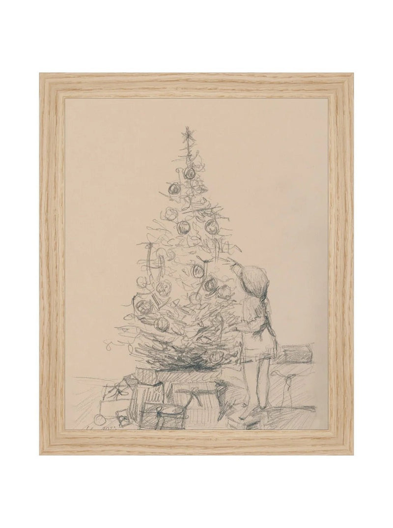 Tree Sketch - HJART0277 - OAK - 8x10