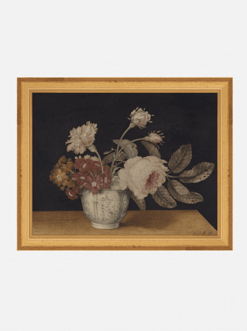 Vintage Blooms - HJART0136 - GLD - 8x10
