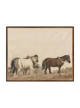 Watercolor Horses - HJART0196 - BGD - 24x30