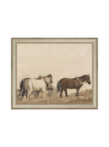 Watercolor Horses - HJART0196 - SIL - 8x10