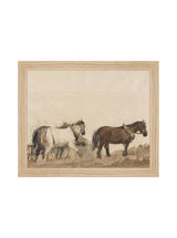 Watercolor Horses - HJART0196 - OAK - 8x10