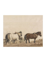 Watercolor Horses - HJART0196 - UF - 8x10