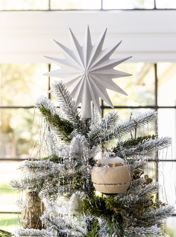 Second picture of White Star Tree Topper