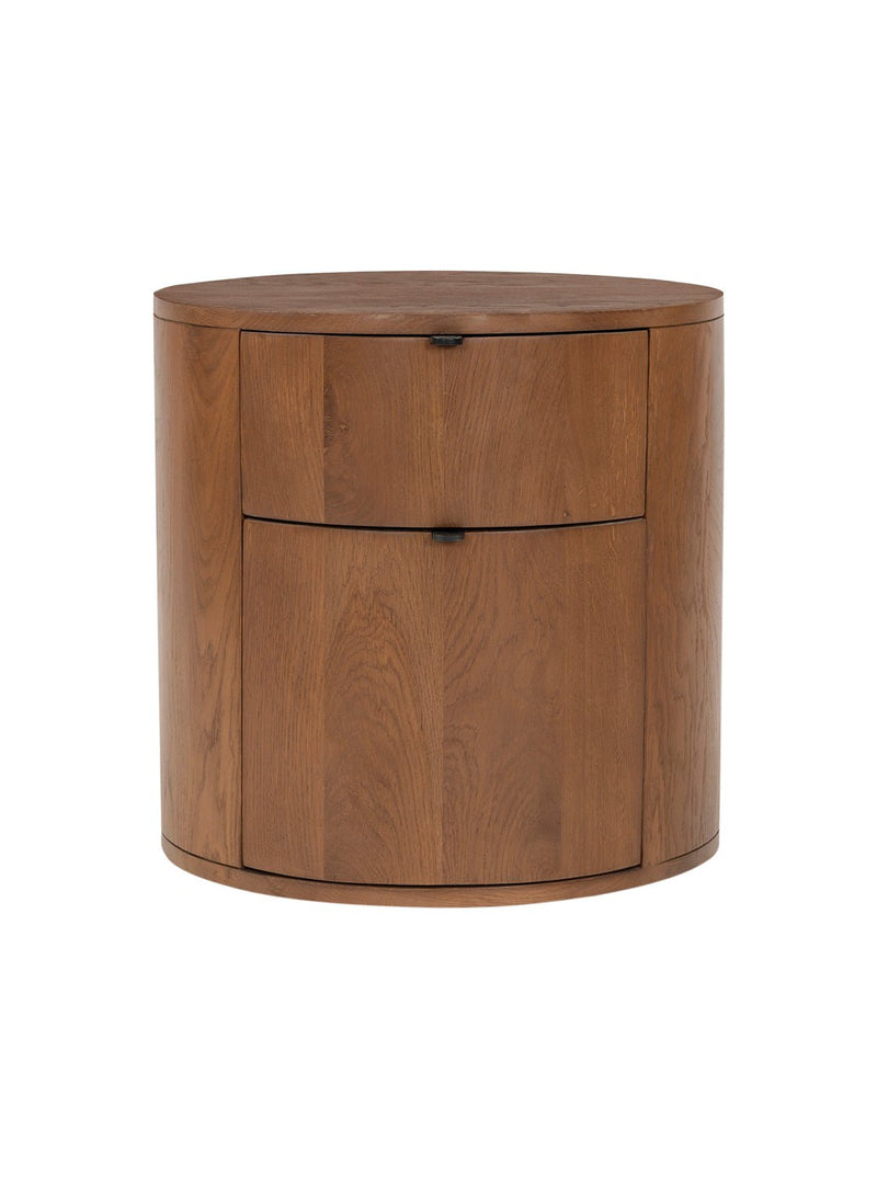 Wynn Two Drawer Nightstand - HJDRS0079 - BRN