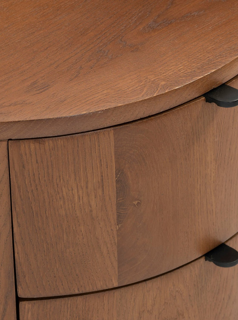 Wynn Two Drawer Nightstand - HJDRS0079 - BRN