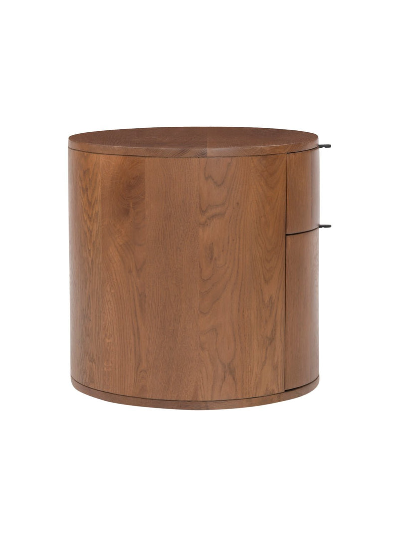 Wynn Two Drawer Nightstand - HJDRS0079 - BRN