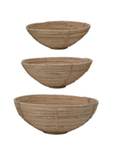 Cane Dough Bowl | Set of 3