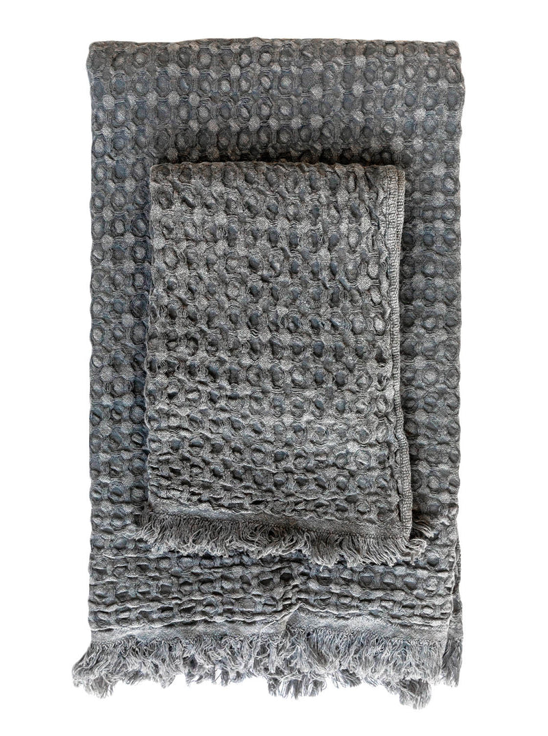 Waffle Towel Collection | Gray