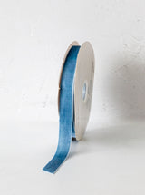 Antique Blue Velvet Ribbon