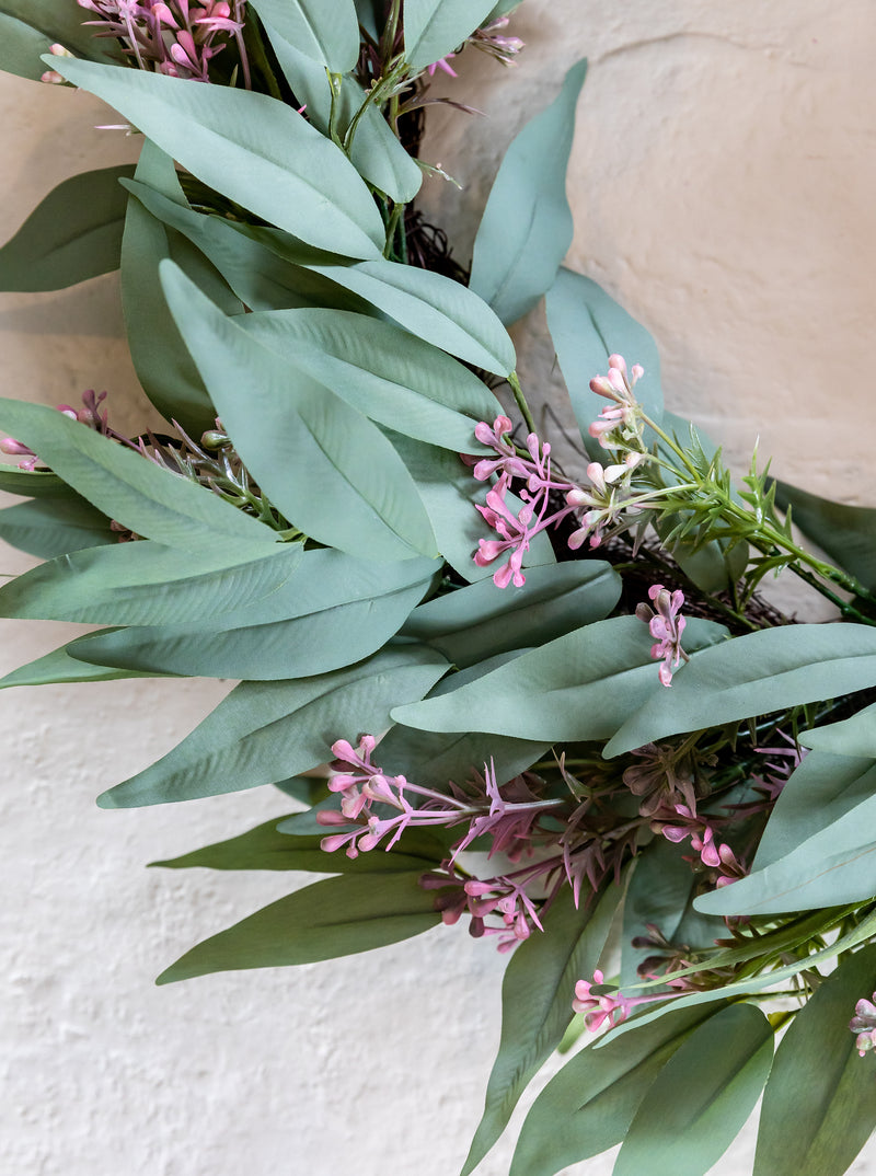 Faux Seeded Eucalyptus Wreath