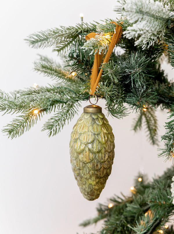 Gilded Pinecone Ornament