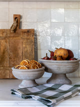 Olive Gingham Tea Towel