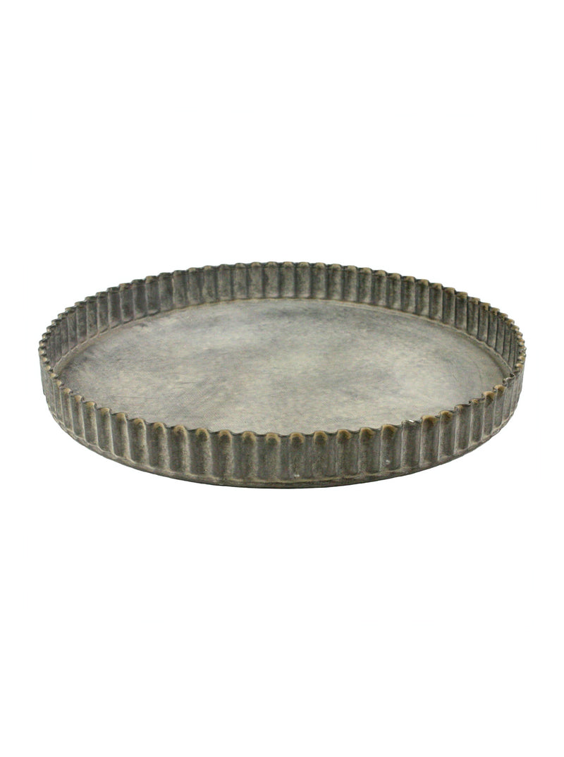 Ribbed Round Tray